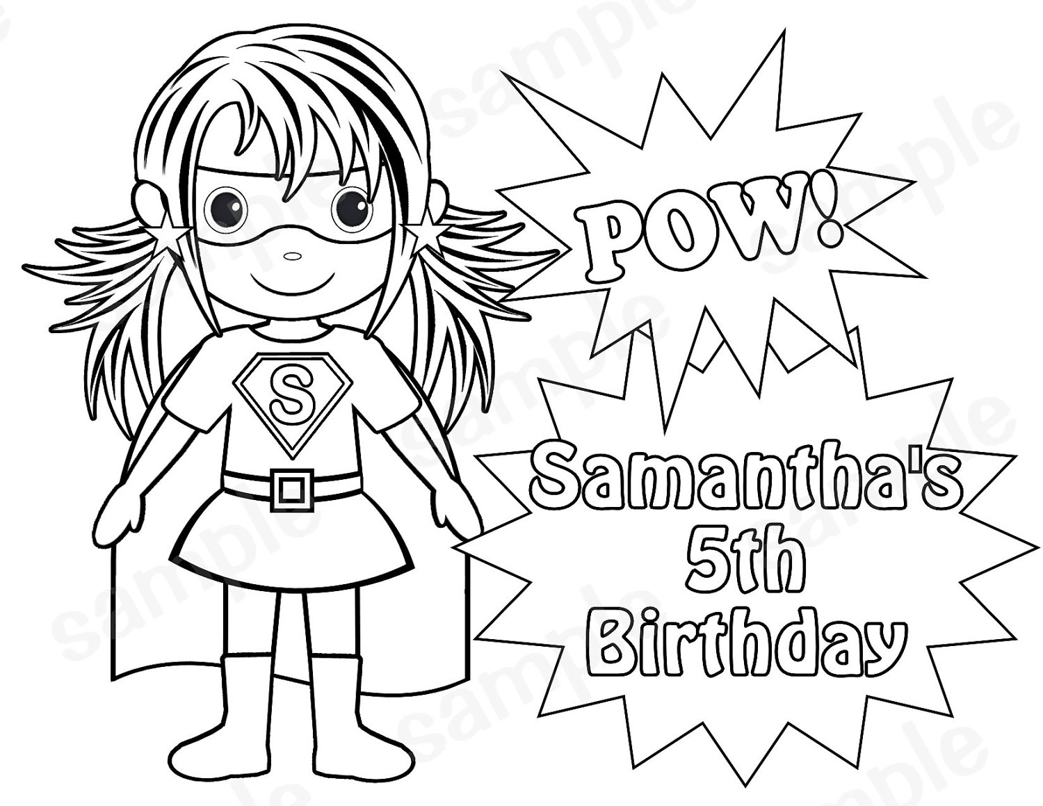 101 Simple Superhero Cartoon Coloring Pages for Adult