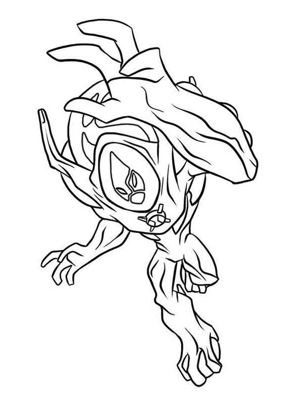 Ben 10 Ultimate Alien Coloring Pages to download and print for free