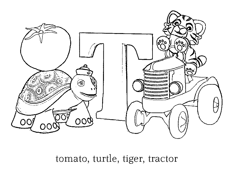 t coloring pages preschool - photo #48