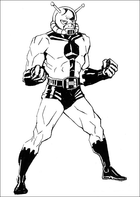 Ant Man coloring pages to download and print for free