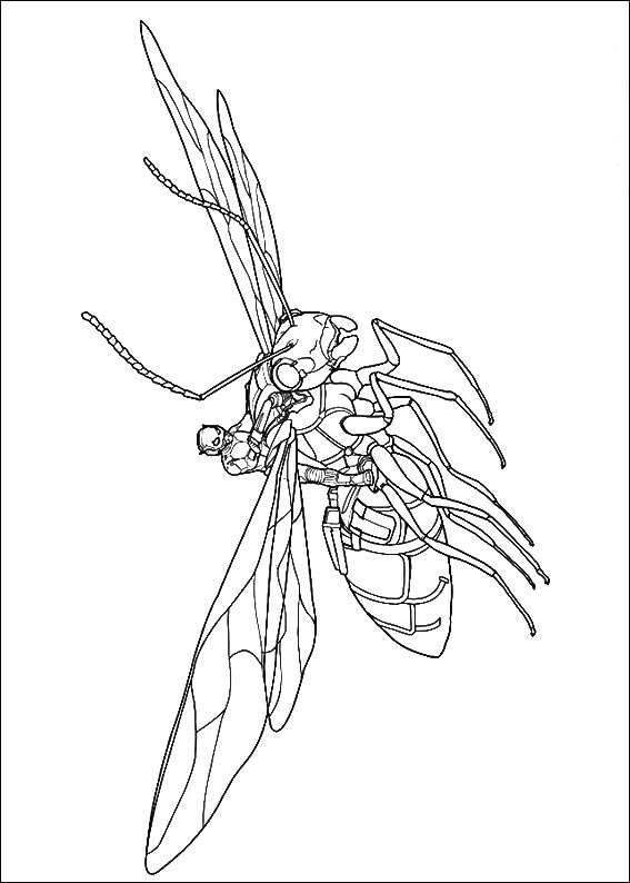 Ant-Man coloring pages to download and print for free
