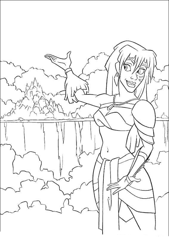 Atlantis coloring pages to download and print for free