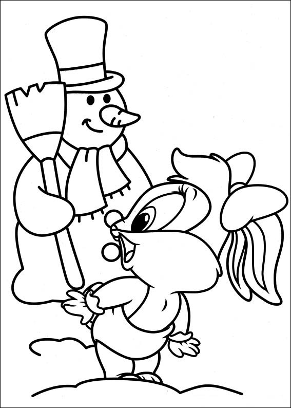 Baby Looney Tunes coloring pages to download and print for free