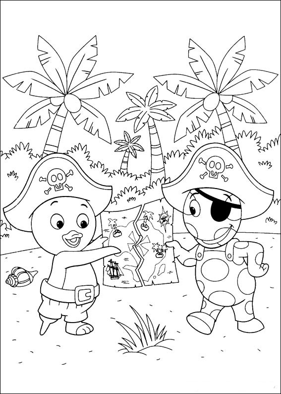 Backyardigans coloring pages to download and print for free