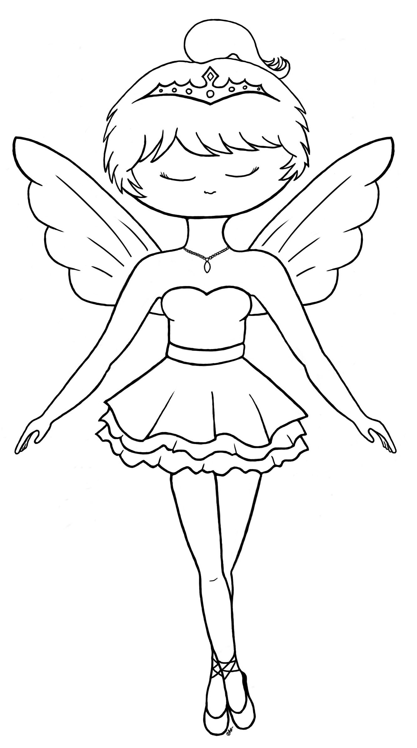 Ballerina Coloring Pages for children