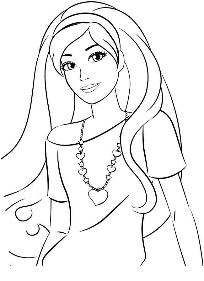 Barbie Coloring Pages To Print For Free Mermaid Princess Dolls And Other