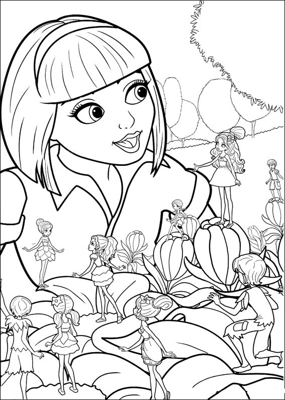 Barbie Thumbelina Coloring Pages To Download And Print For Free
