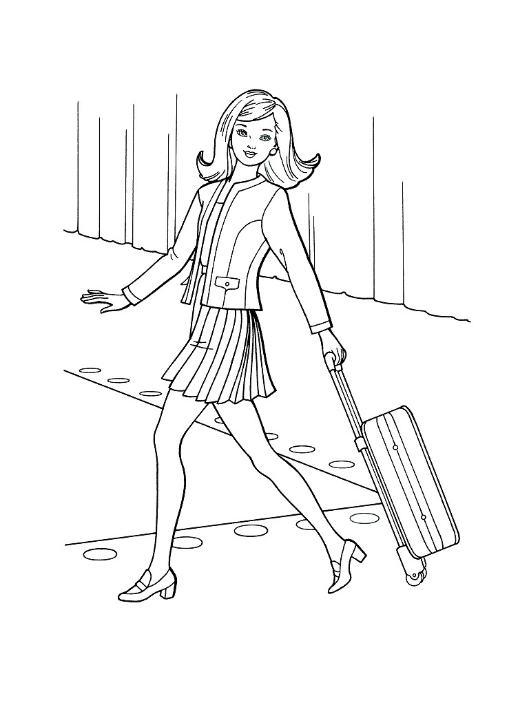 Top model coloring pages to download and print for free