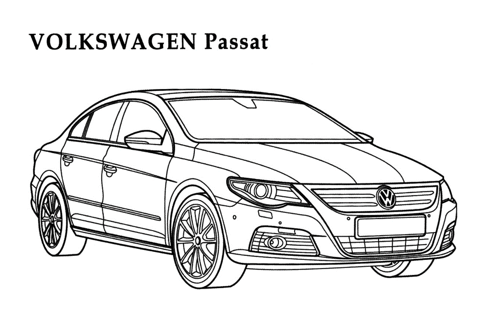 Volkswagen coloring pages to download and print for free