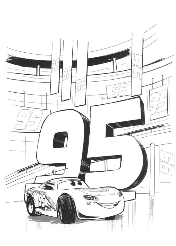Cars 3 coloring pages to download and print for free