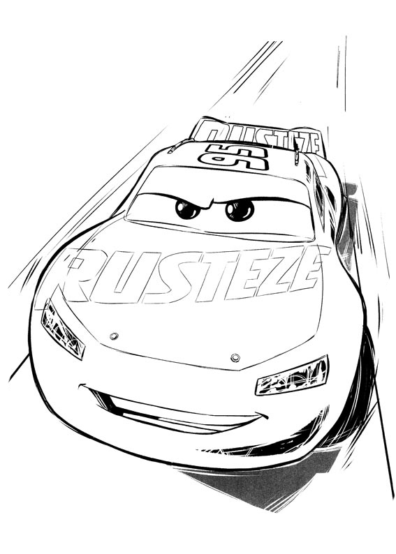 Cars 3 coloring pages to download and print for free