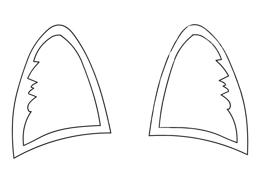Ear coloring pages to download and print for free