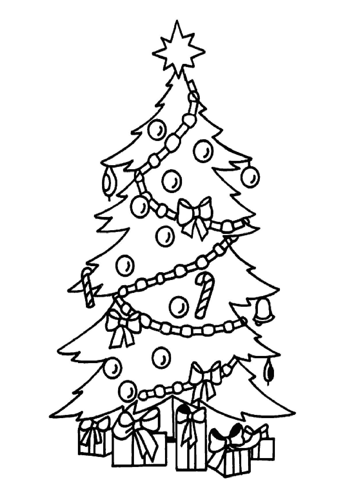 Cute Fantastic Christmas Cute Christmas Tree Coloring Pages - You can