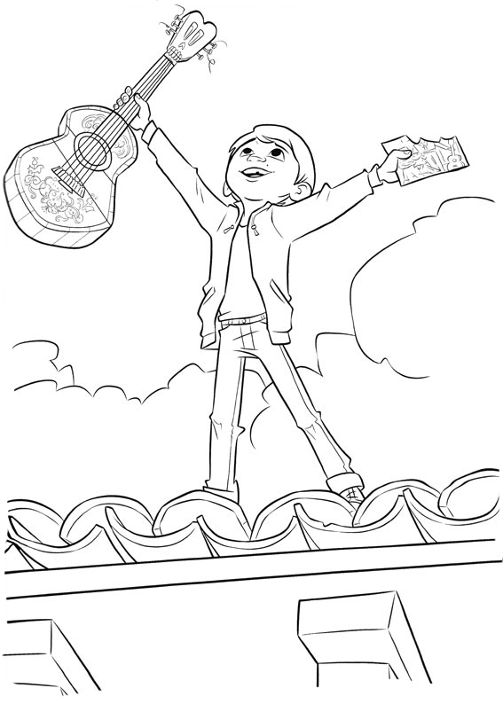 Coco coloring pages to download and print for free