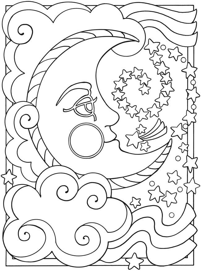 Star Coloring Pages for childrens printable for free