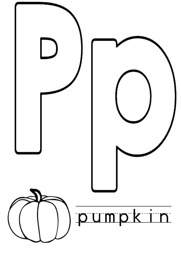 Coloring Sheet Letter P – Coloring letter pages alphabet printable abc sheets color sheet print letters kids go pumpkin next back