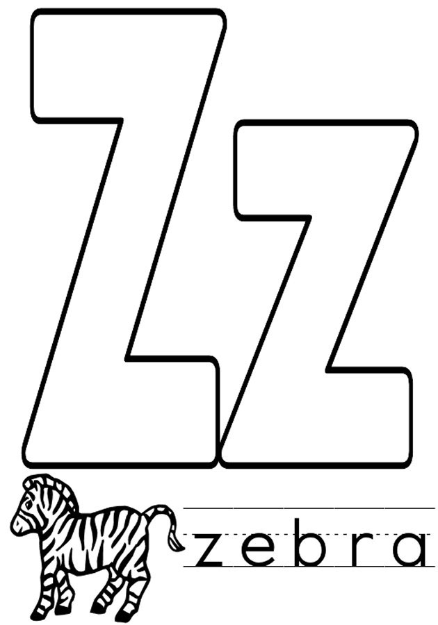 a to z coloring pages - photo #33