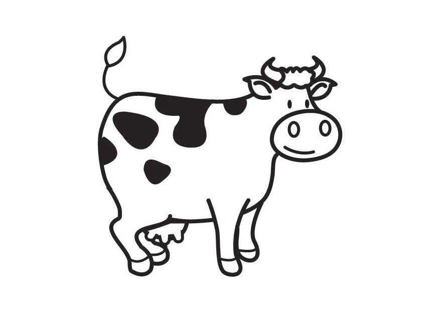 Cows coloring pages to download and print for free