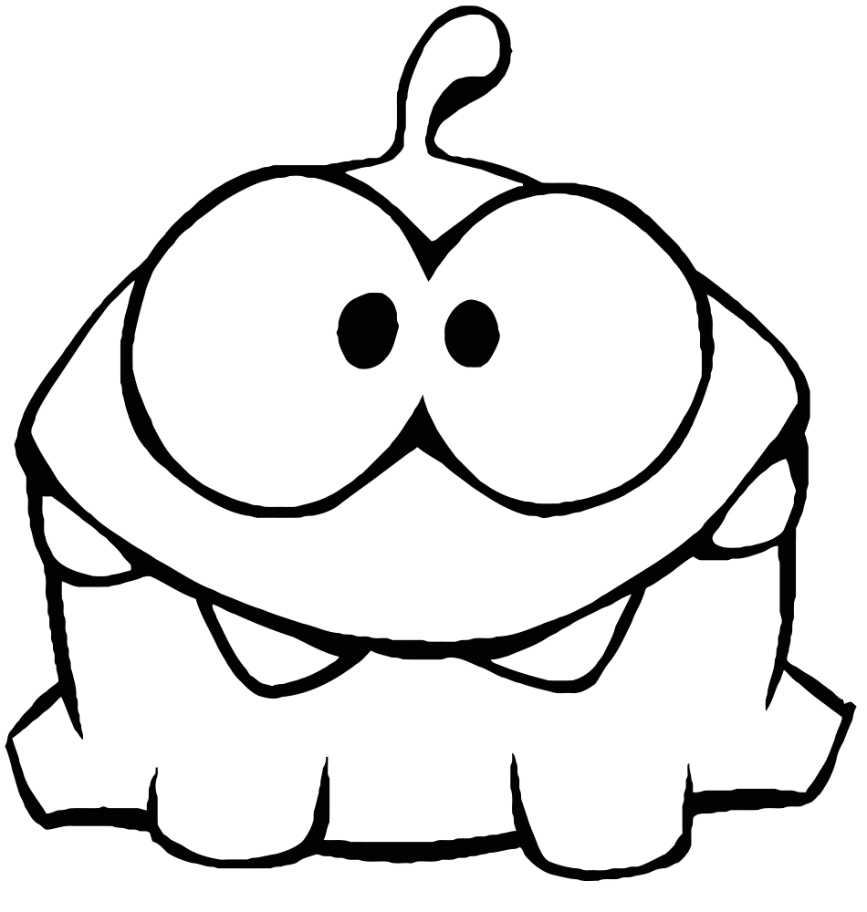 Om Nom Coloring Pages to download and print for free