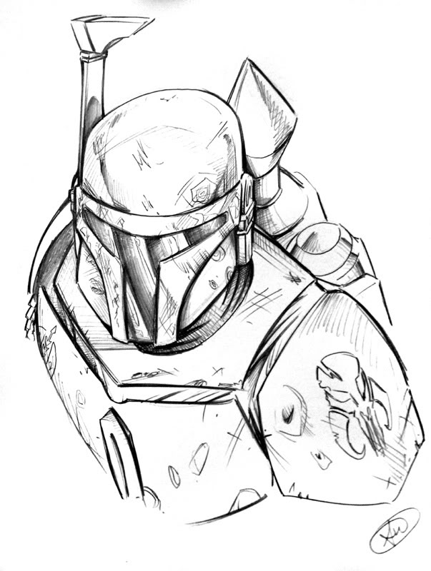 Boba Fett Coloring Pages to download and print for free