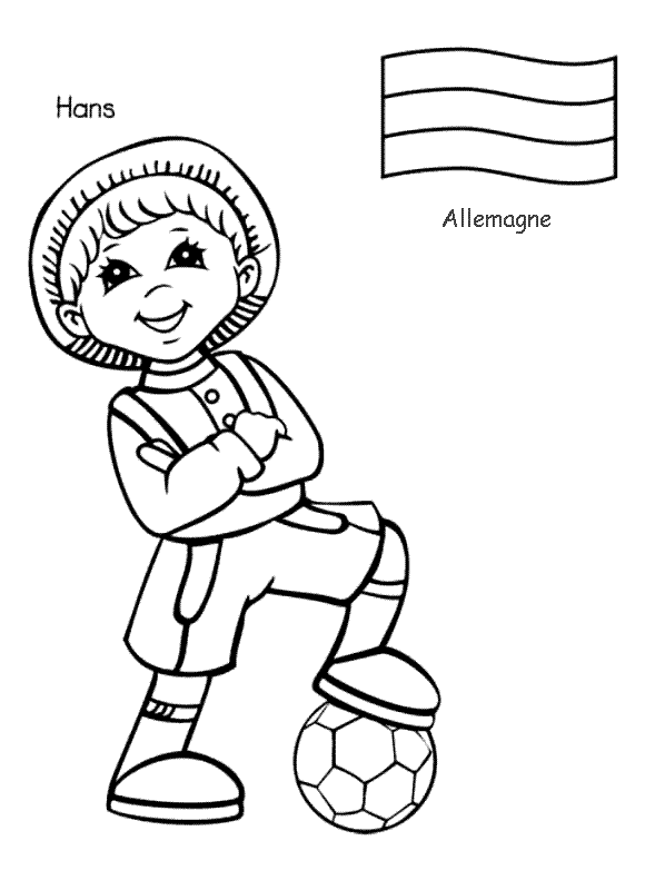 Children Around The World Coloring Pages to download and print for free