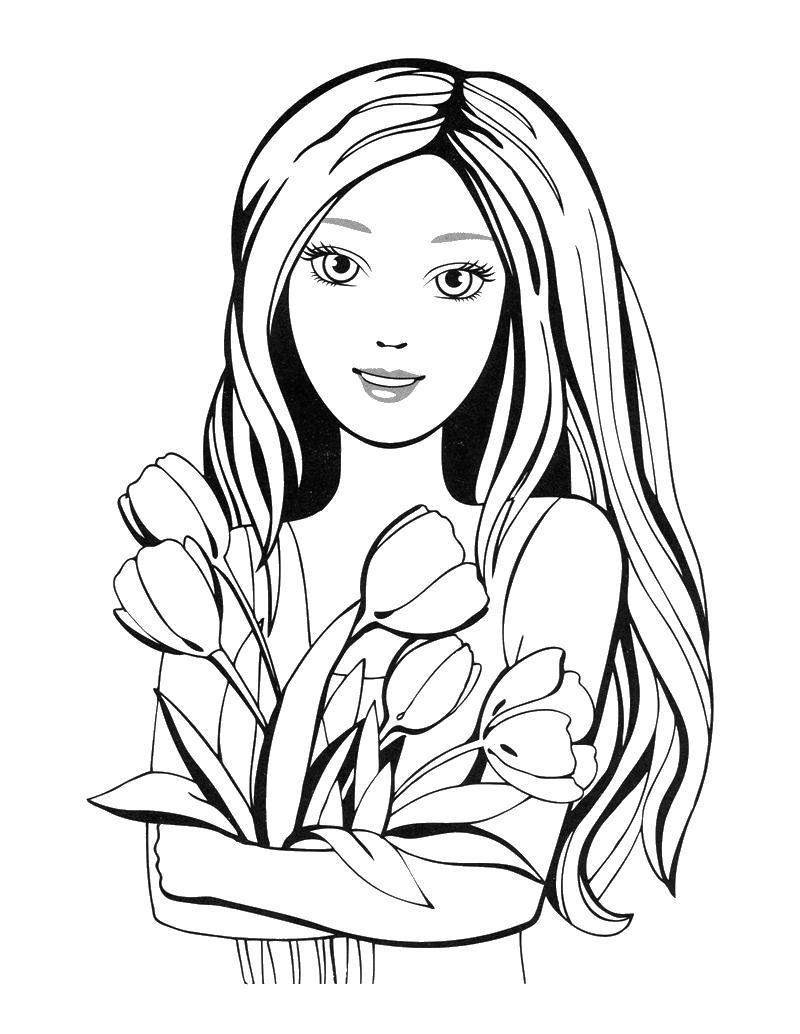 Ladies Coloring Pages to download and print for free