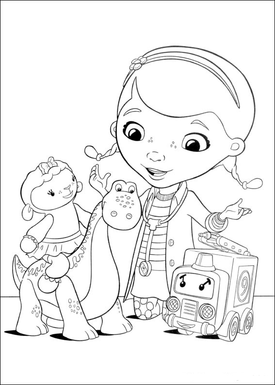 Doc Mcstuffins Coloring Pages to download and print for free