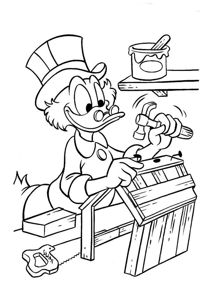 Ducktales coloring pages to download and print for free
