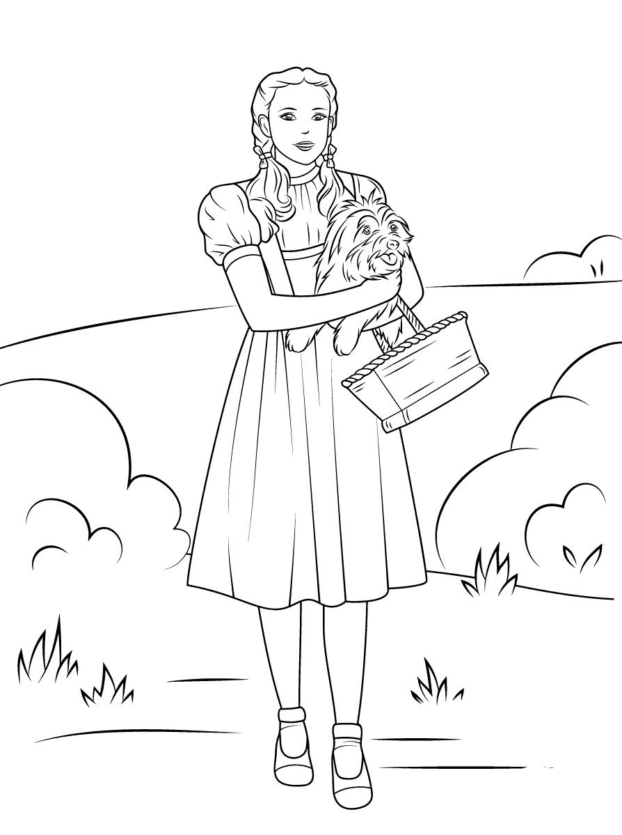 The Wizard of Oz coloring pages to download and print for free