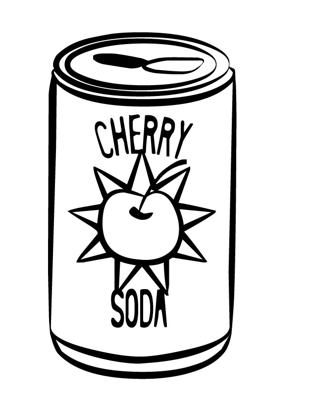 Soda Can Coloring Page Images Sketch Coloring Page