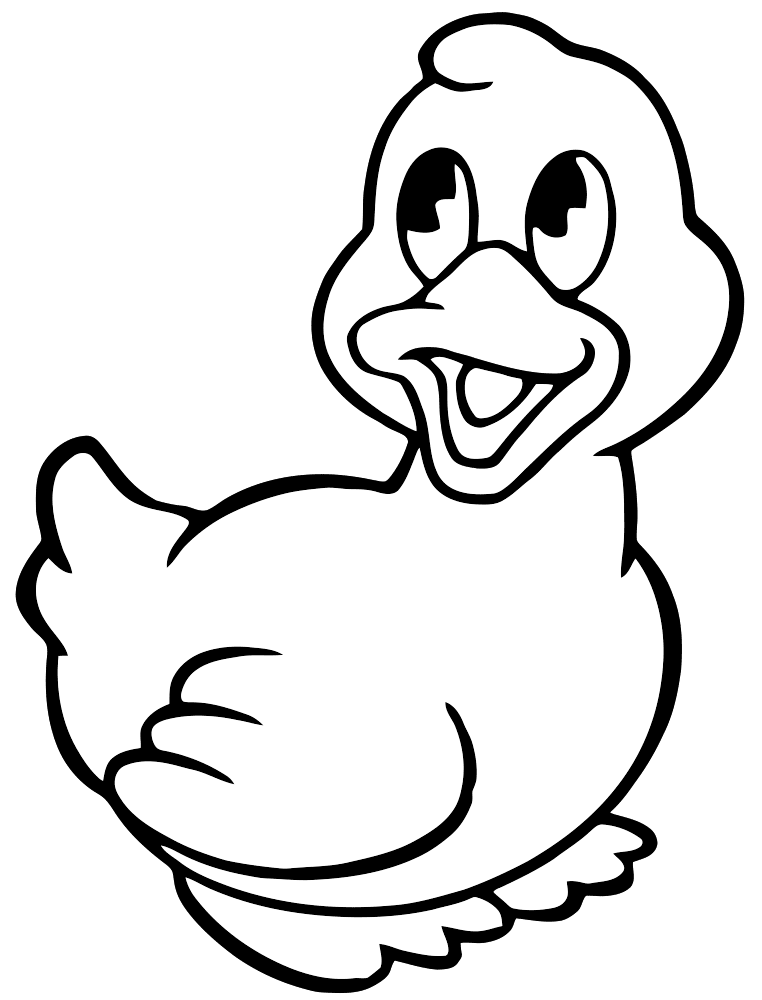 Ducks coloring pages to download and print for free