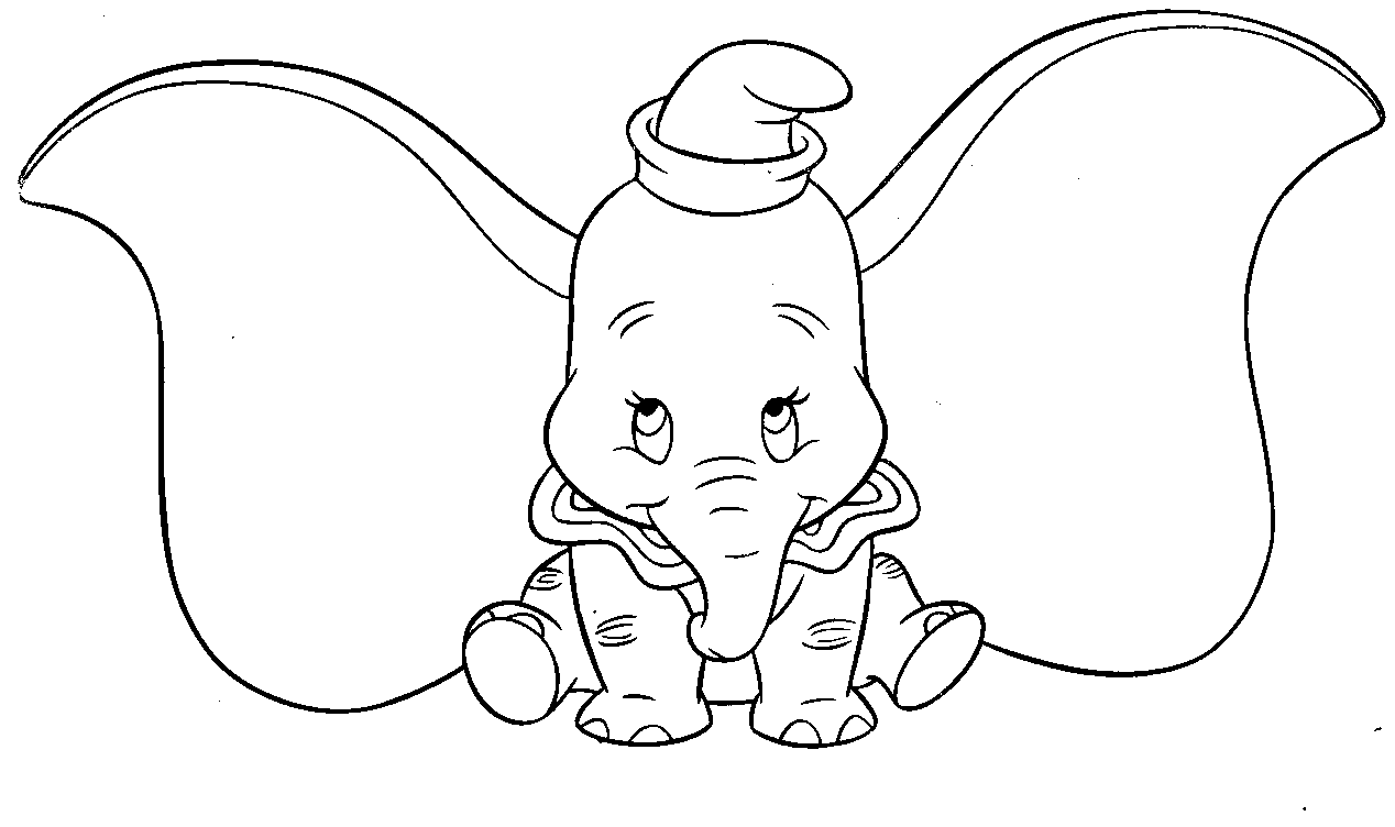 Dumbo Coloring Pages to download and print for free