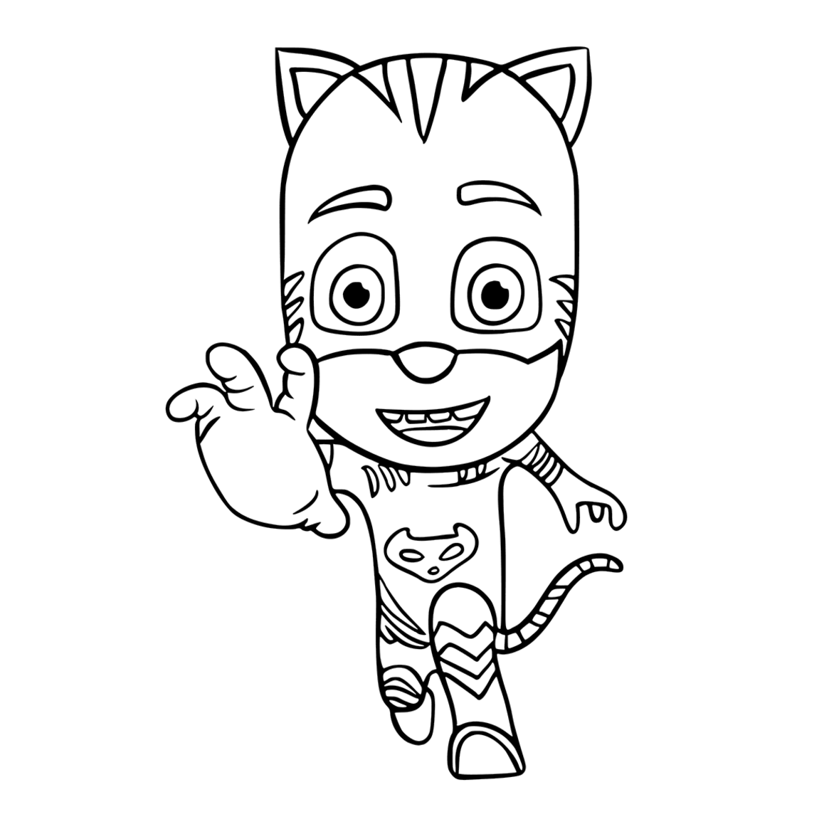 PJ Masks coloring pages to download and print for free