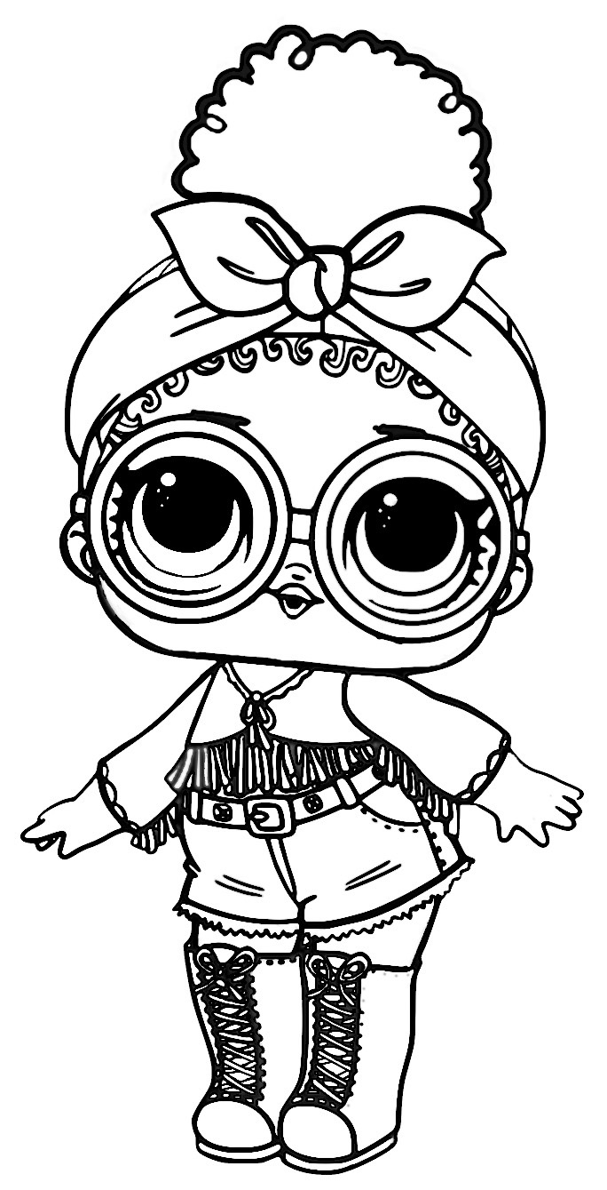 LOL Surprise coloring pages to download and print for free