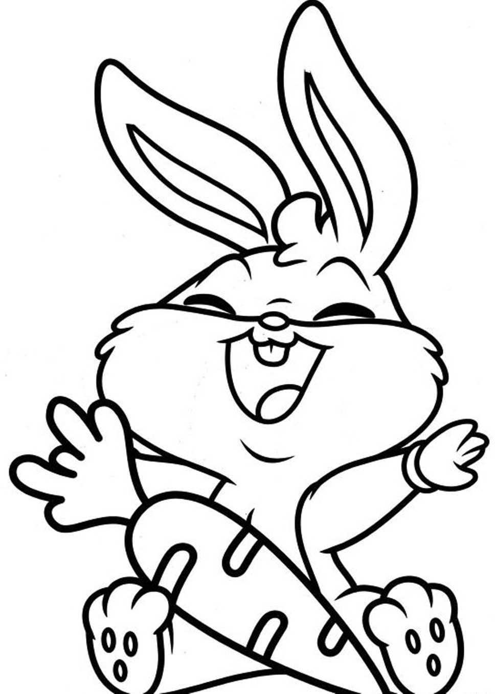 Bugs Bunny Coloring Pages to download and print for free