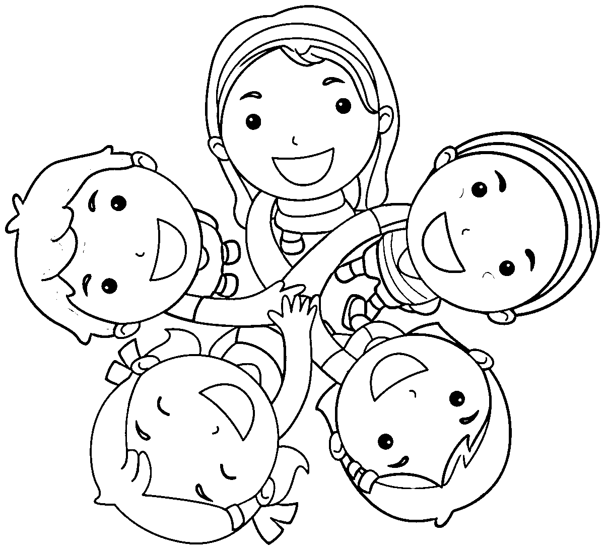 Friendship Coloring Pages To Download And Print For Free