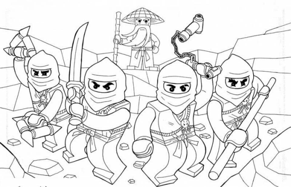 the lego ninjago movie coloring pages to download and