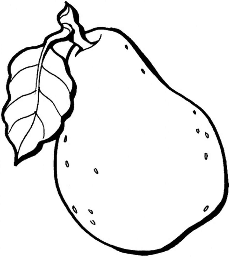 Fruit Coloring Pages for childrens printable for free
