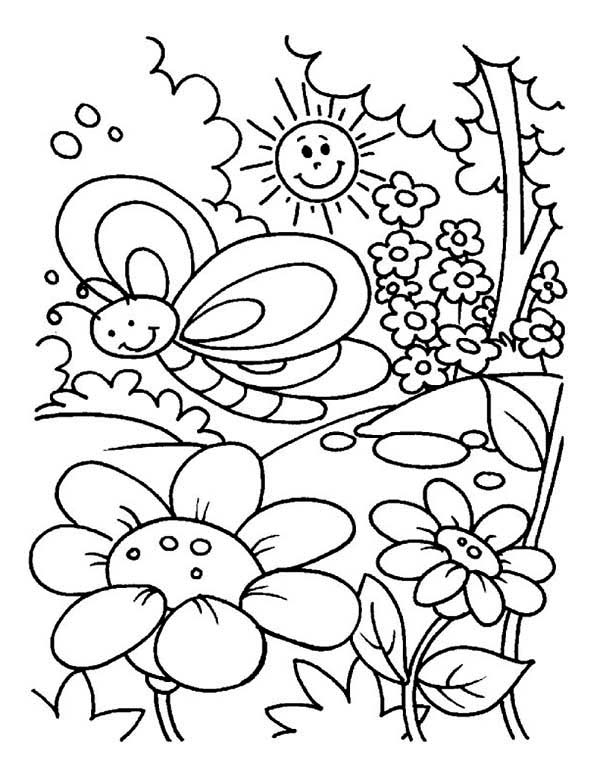 garden coloring pages for free - photo #20