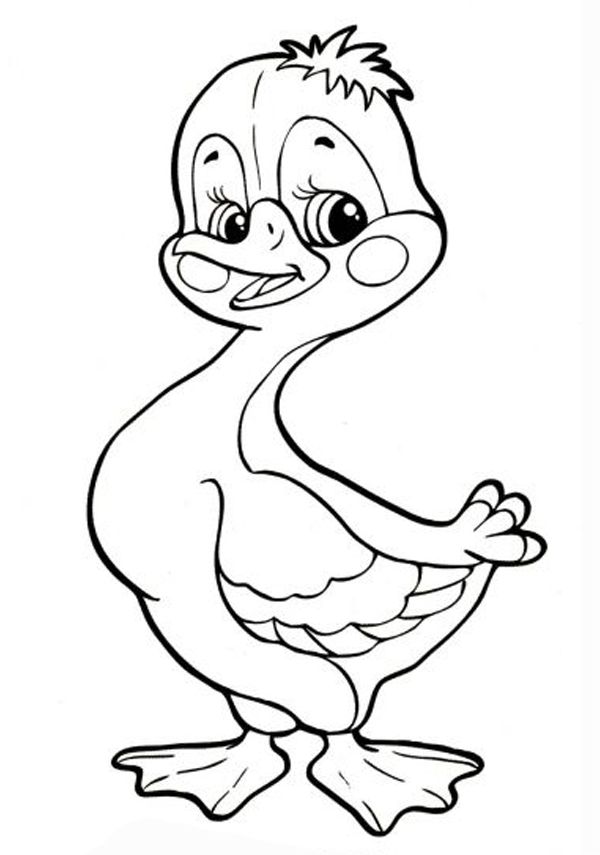 Goose coloring pages to download and print for free