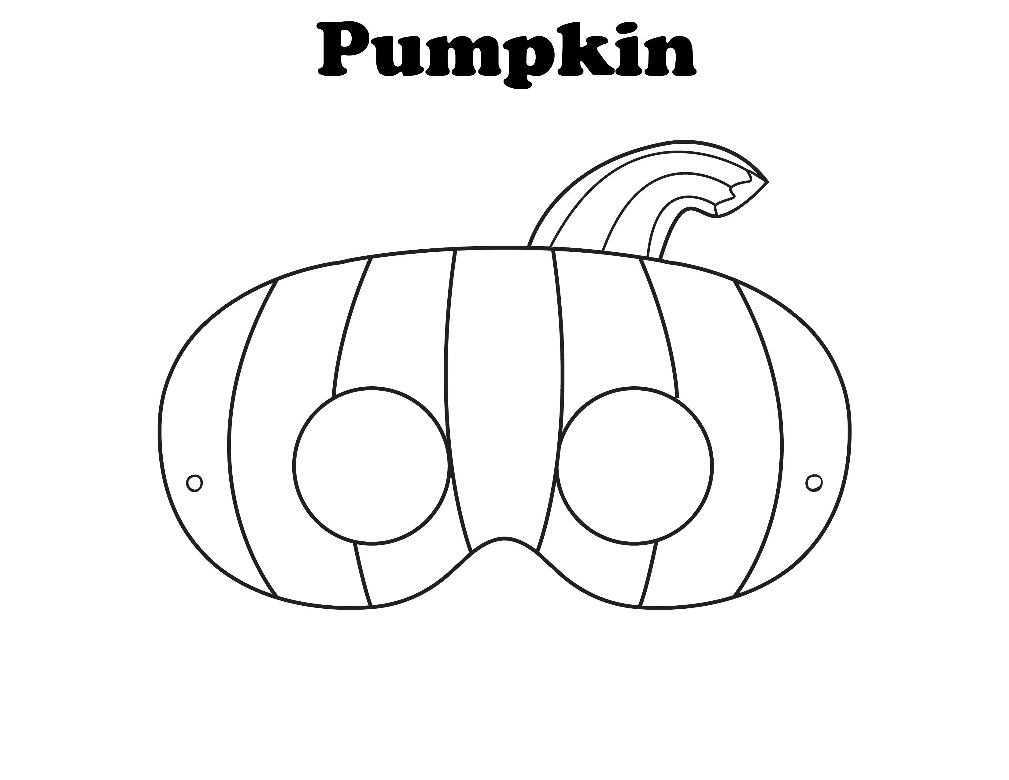 Halloween Masks coloring pages to download and print for free