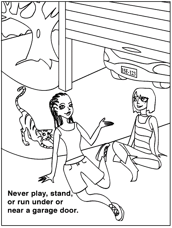 safety coloring book pages - photo #23