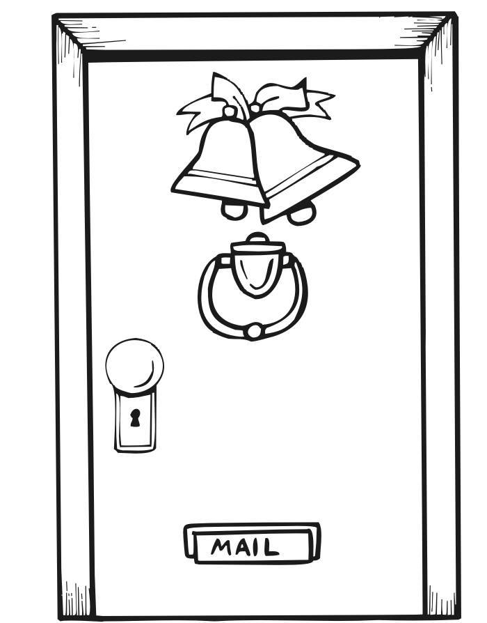 Door coloring pages to download and print for free