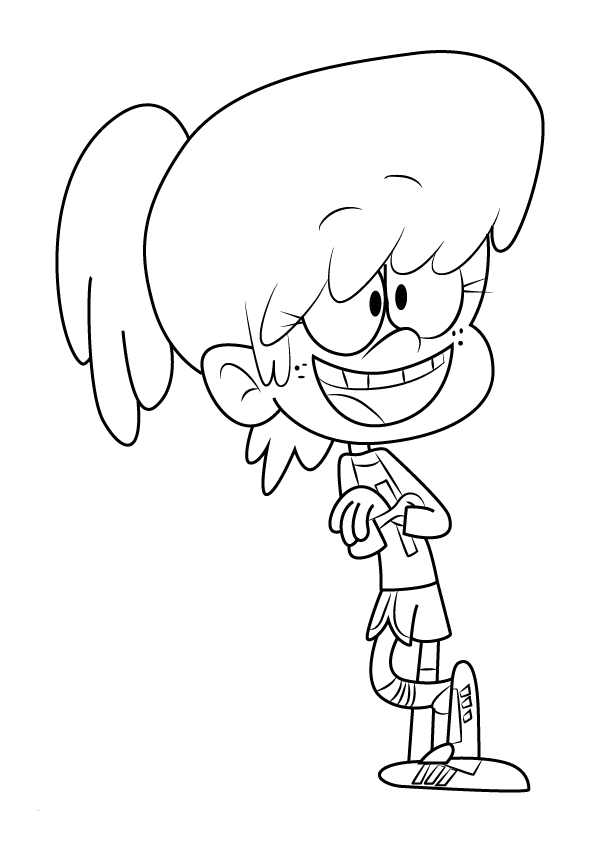 The loud house coloring pages to download and print for free