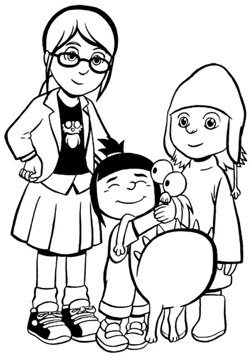 Despicable Me 3 coloring pages