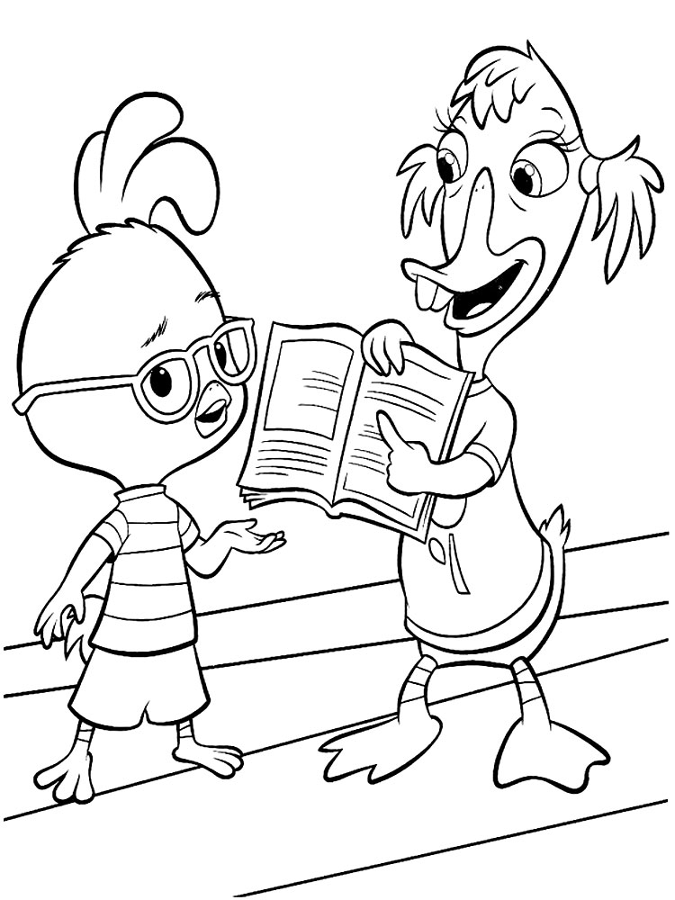 Chicken Little coloring pages to download and print for free