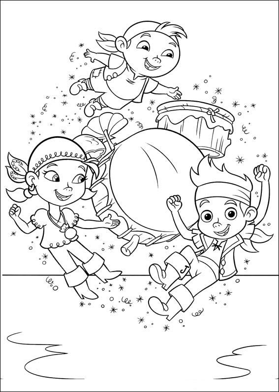 Jake and the Never Land Pirates coloring pages to download