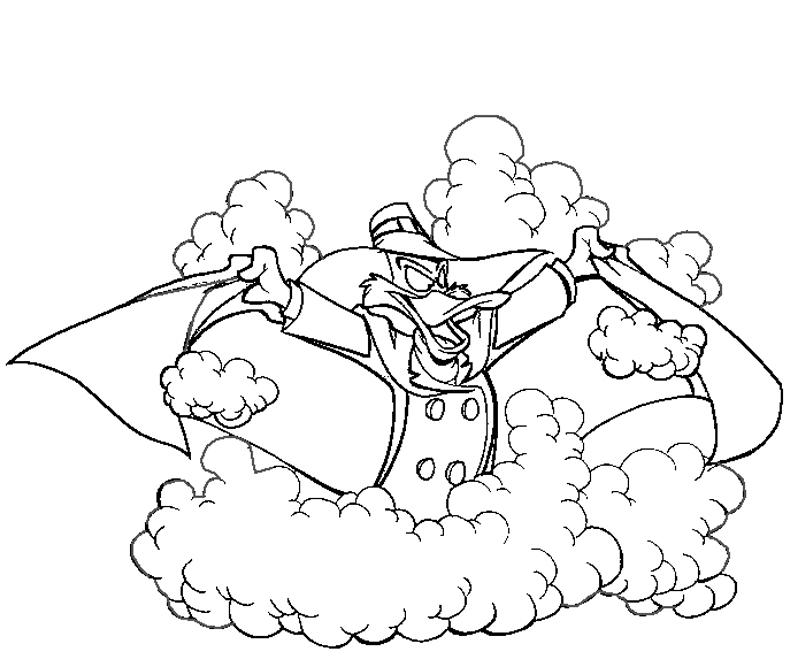 dark wing duck coloring pages - photo #8