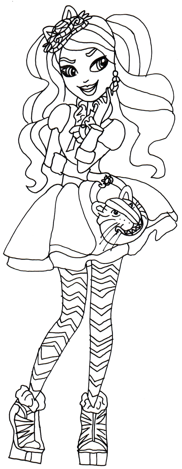 Ever After High coloring pages to download and print for free