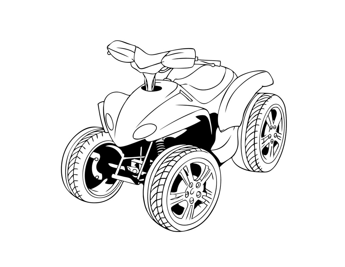 ATV coloring pages to download and print for free